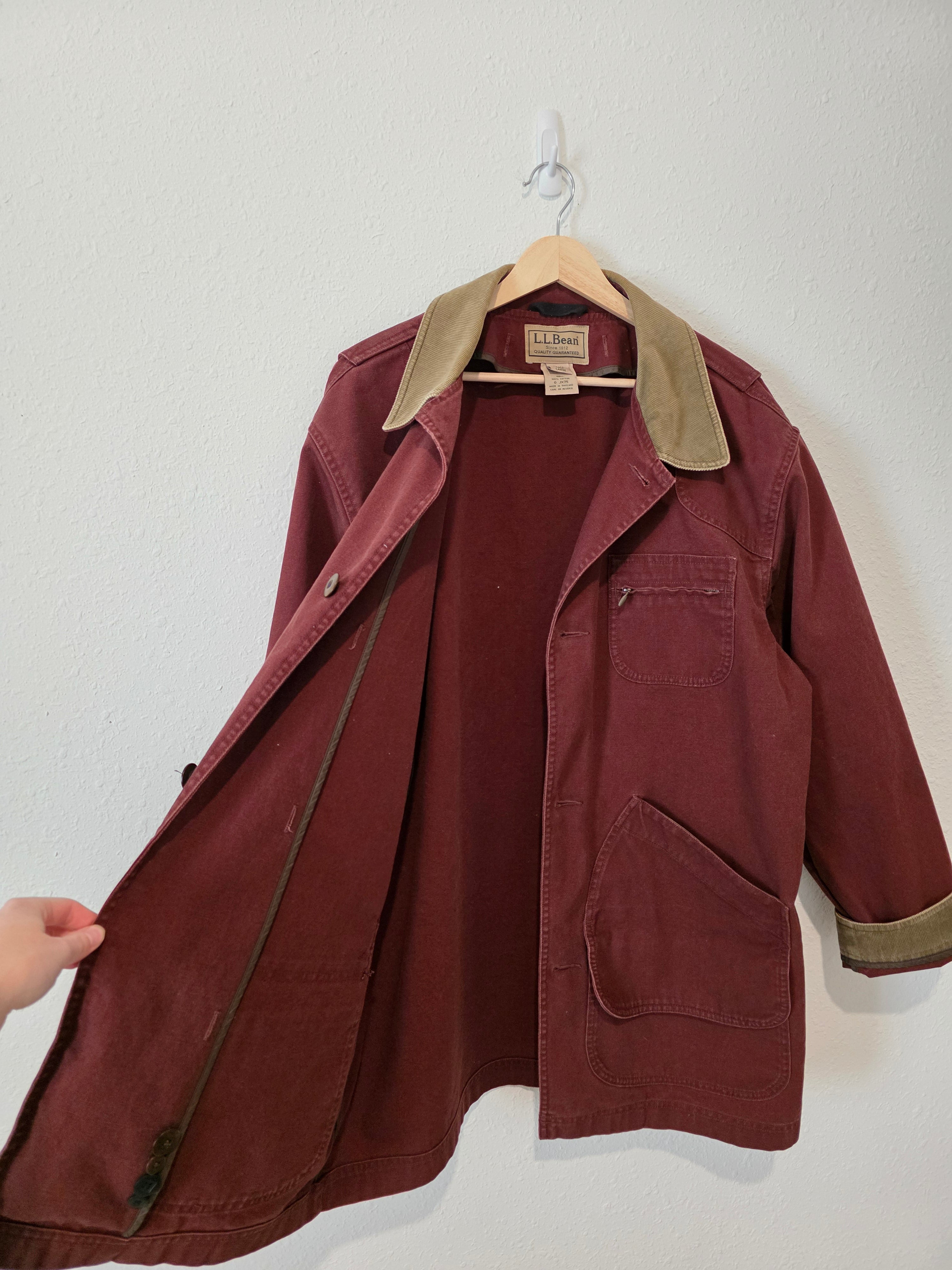Vintage LL Bean Red Barn Coat (L tall)