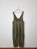 Free People Olive Jumpsuit Overalls (S)