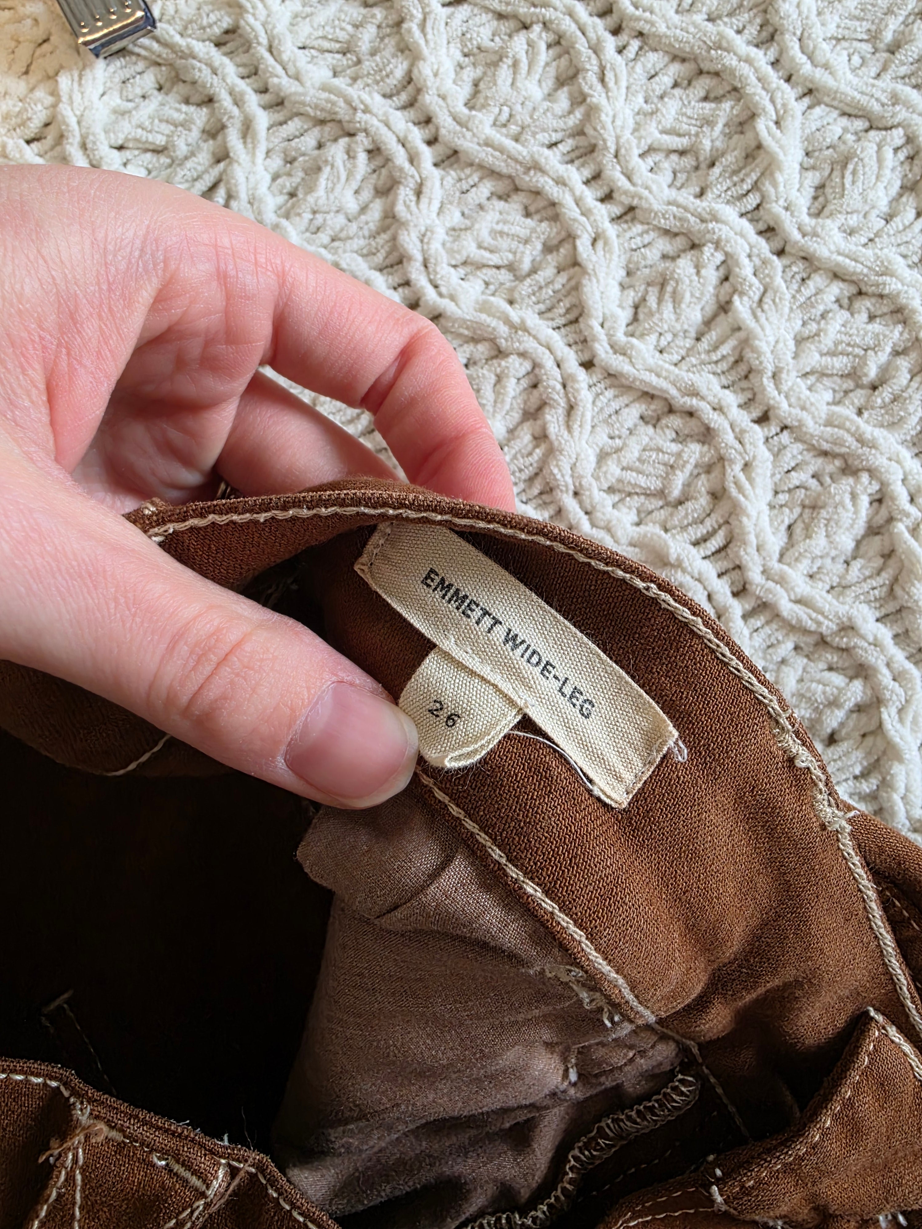 Madewell Emmett Wide Leg Jeans (26)