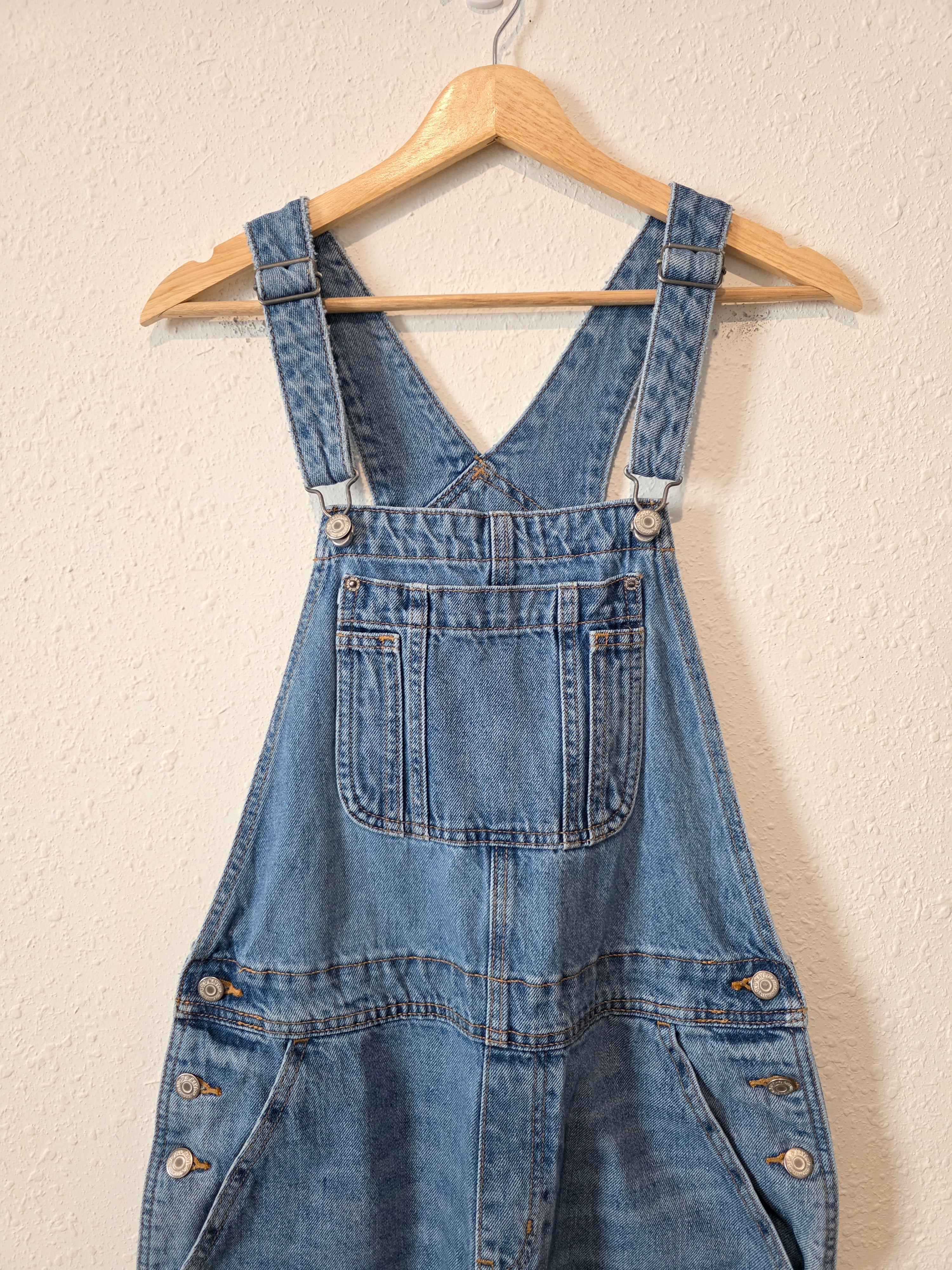Baggy Wide Leg Denim Overalls (8)