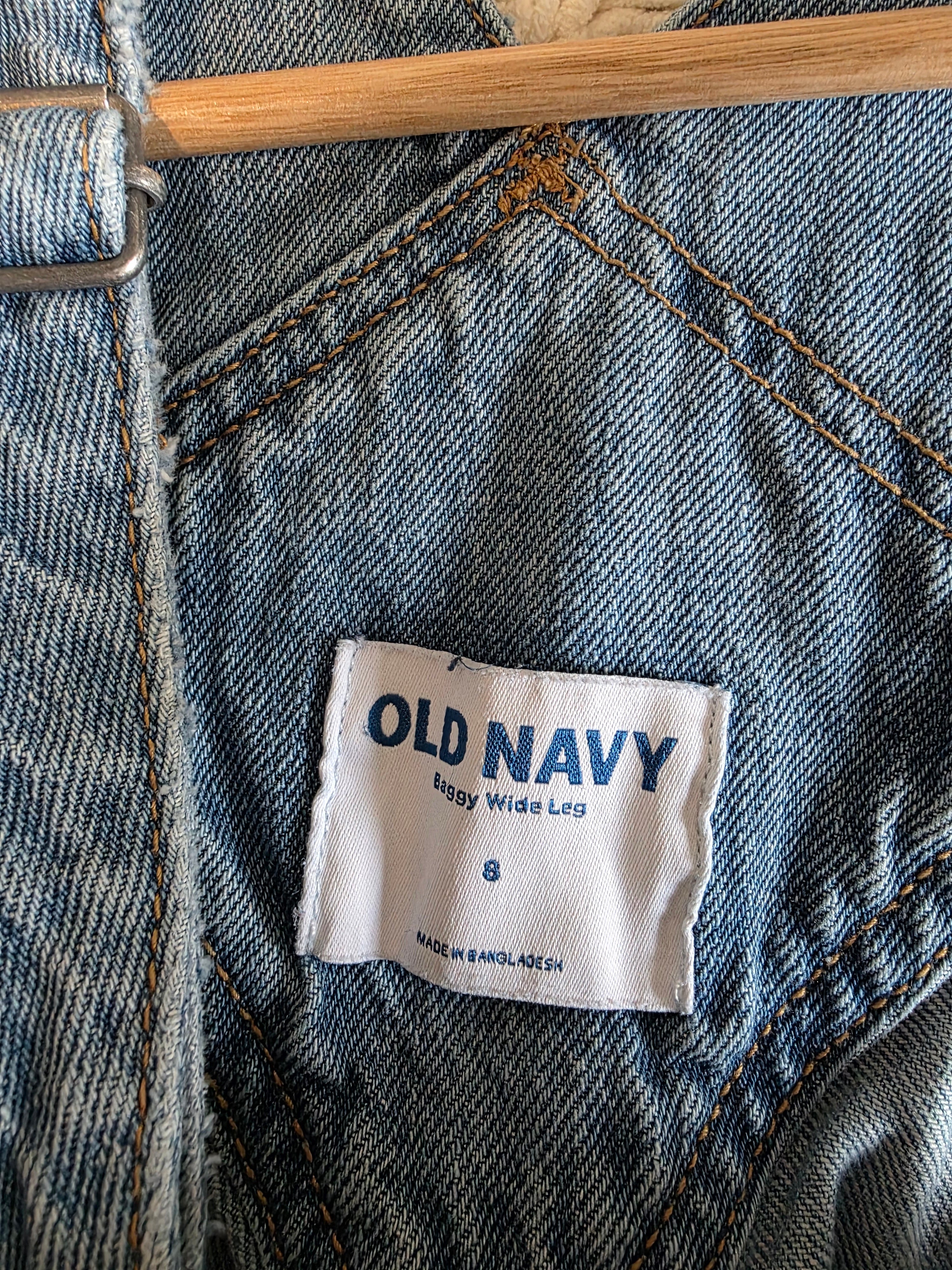 Baggy Wide Leg Denim Overalls (8)