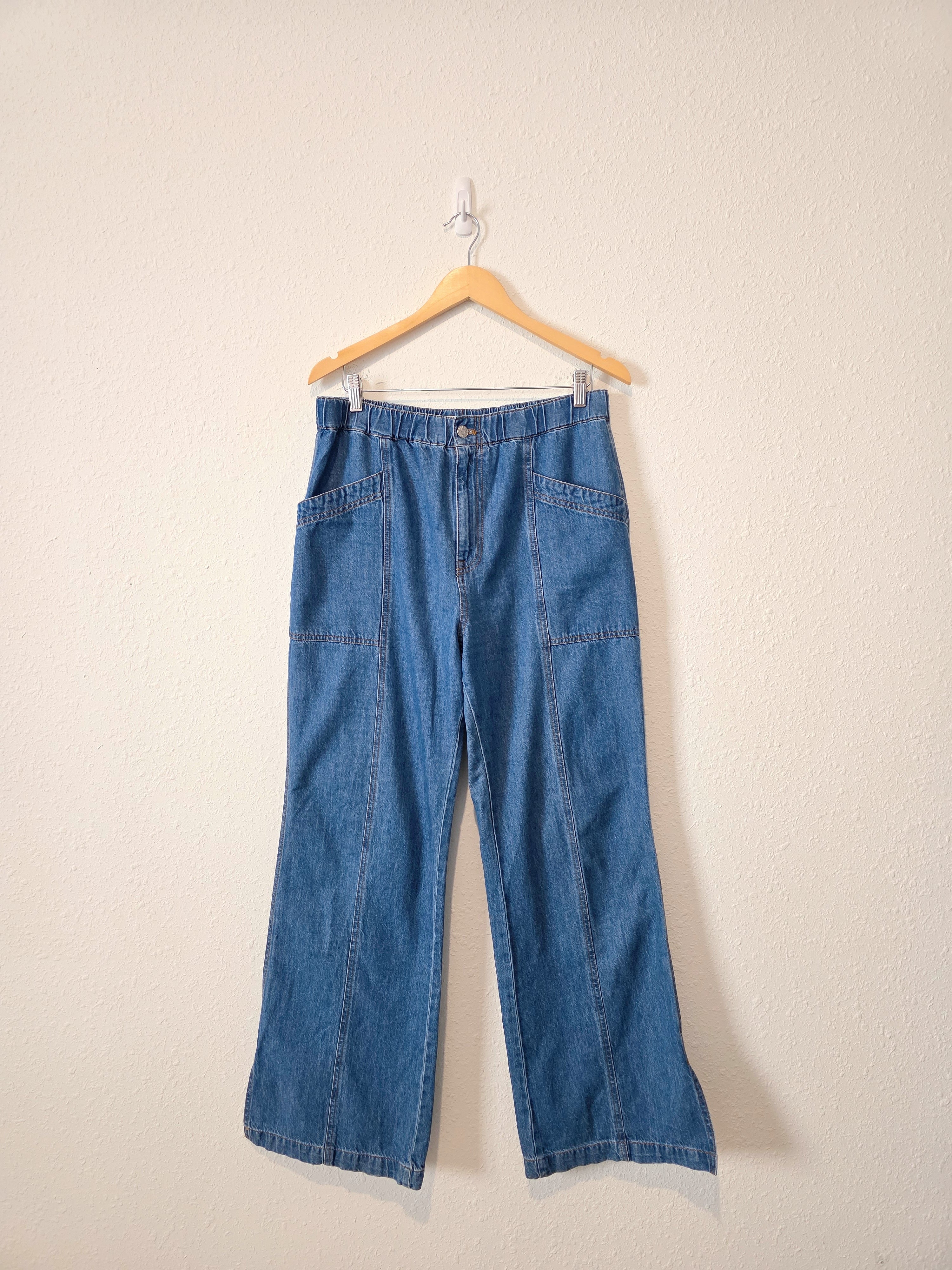 Madewell Denim Loose Pull On Jeans (L)