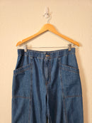 Madewell Denim Loose Pull On Jeans (L)