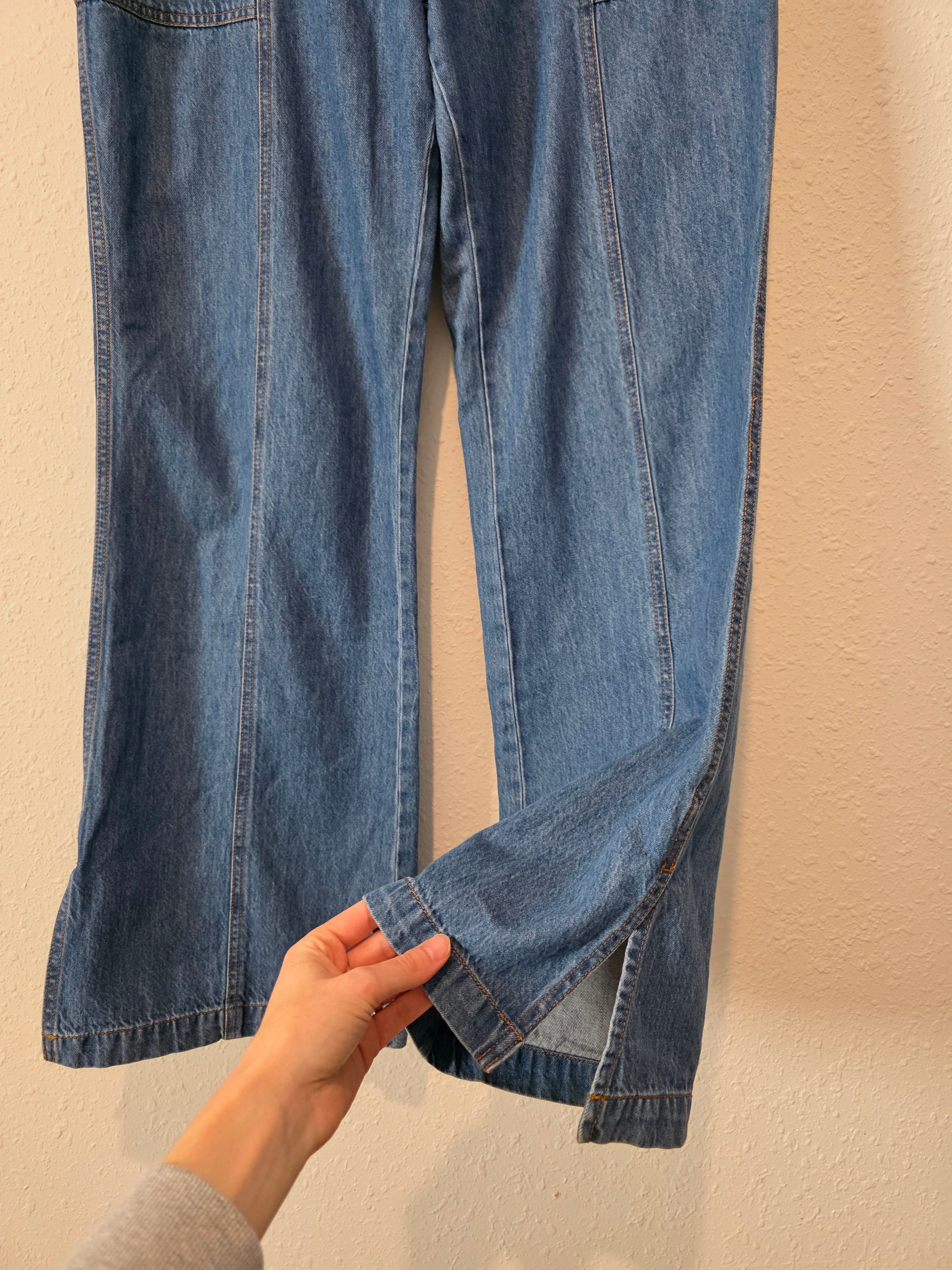 Madewell Denim Loose Pull On Jeans (L)
