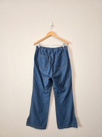 Madewell Denim Loose Pull On Jeans (L)