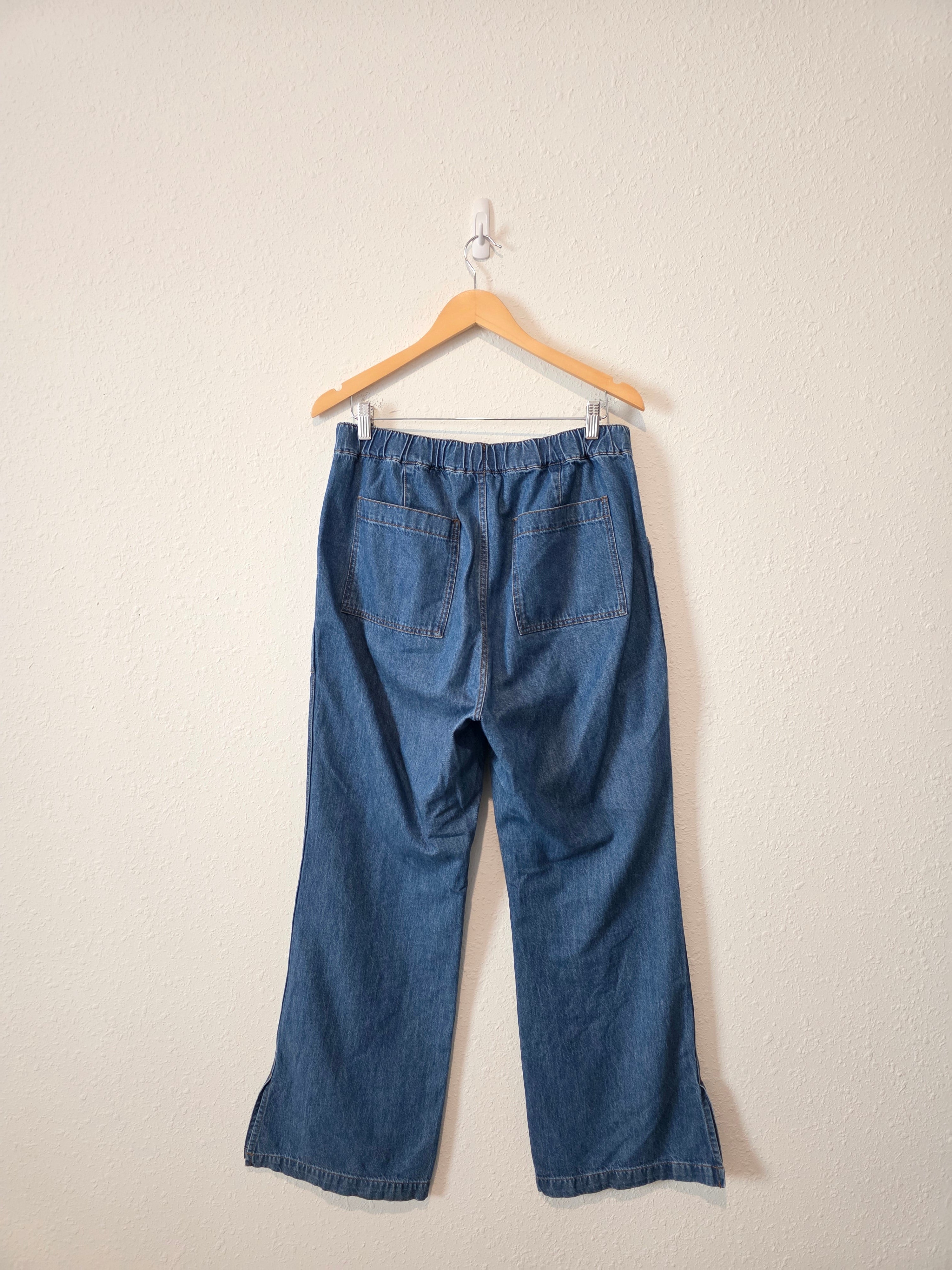 Madewell Denim Loose Pull On Jeans (L)