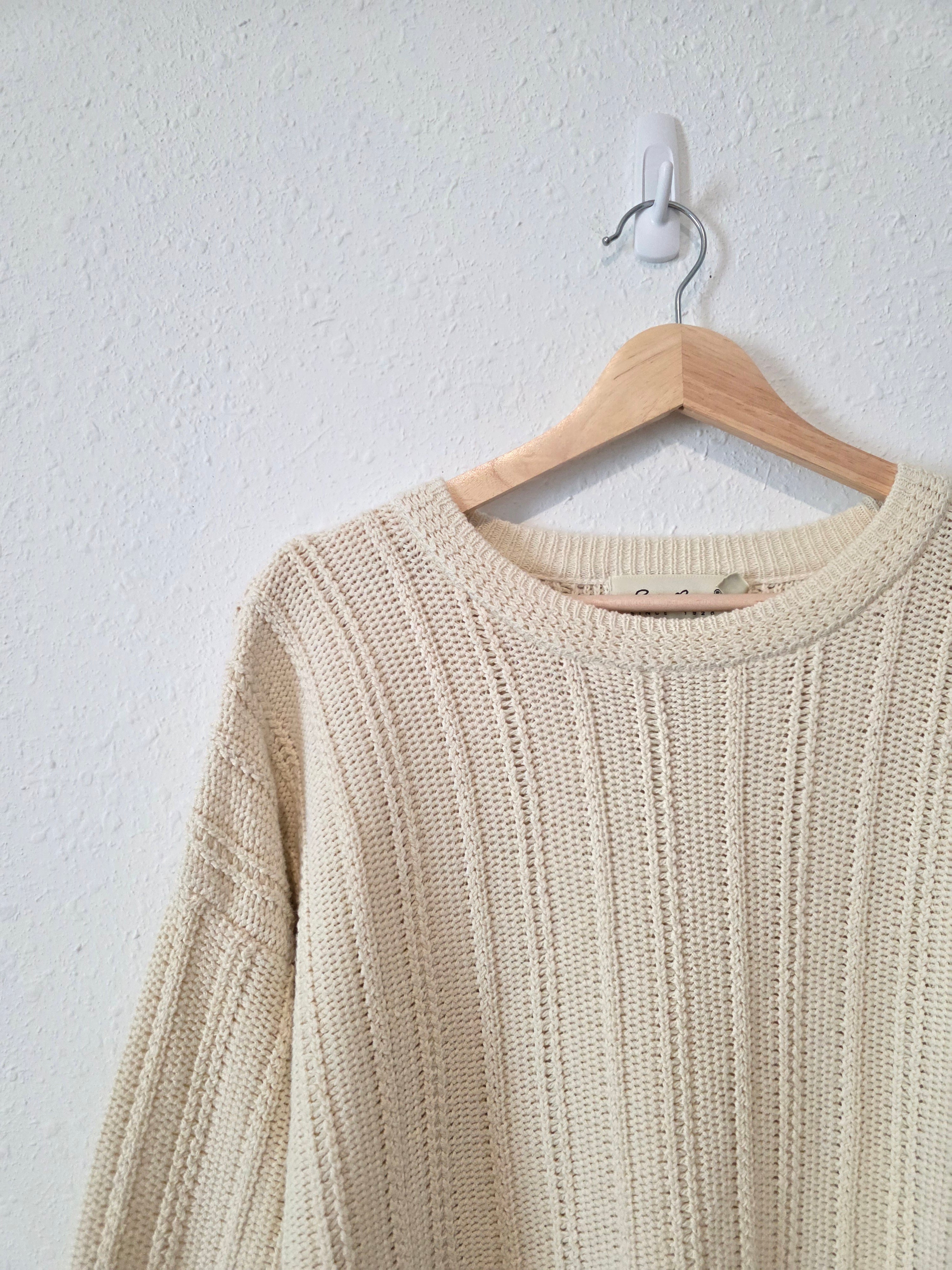 Vintage Eddie Bauer Chunky Cotton Sweater (M)