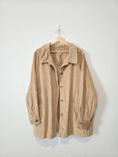 Camel Corduroy Shirt Jacket (2X)