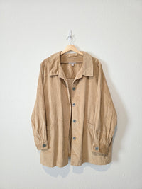 Camel Corduroy Shirt Jacket (2X)