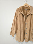 Camel Corduroy Shirt Jacket (2X)