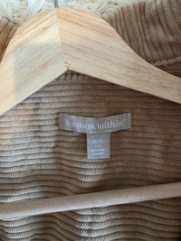 Camel Corduroy Shirt Jacket (2X)