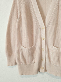 Neuflora Neutral Cardigan Sweater (L)