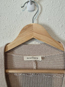 Neuflora Neutral Cardigan Sweater (L)