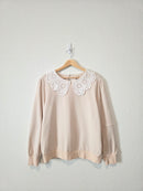 Roolee Eyelet Collar Sweatshirt (L)