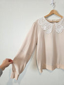 Roolee Eyelet Collar Sweatshirt (L)
