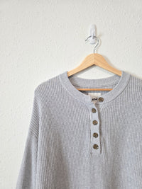 Aerie Cotton Henley Sweater (S)