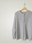 Aerie Cotton Henley Sweater (S)