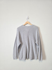 Aerie Cotton Henley Sweater (S)