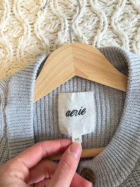 Aerie Cotton Henley Sweater (S)