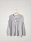 Aerie Cotton Henley Sweater (S)