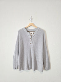 Aerie Cotton Henley Sweater (S)