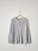Aerie Cotton Henley Sweater (S)