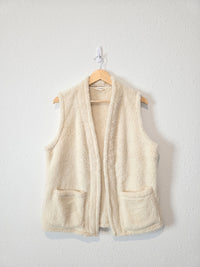 Lucky Brand Cozy Shearling Vest (M)