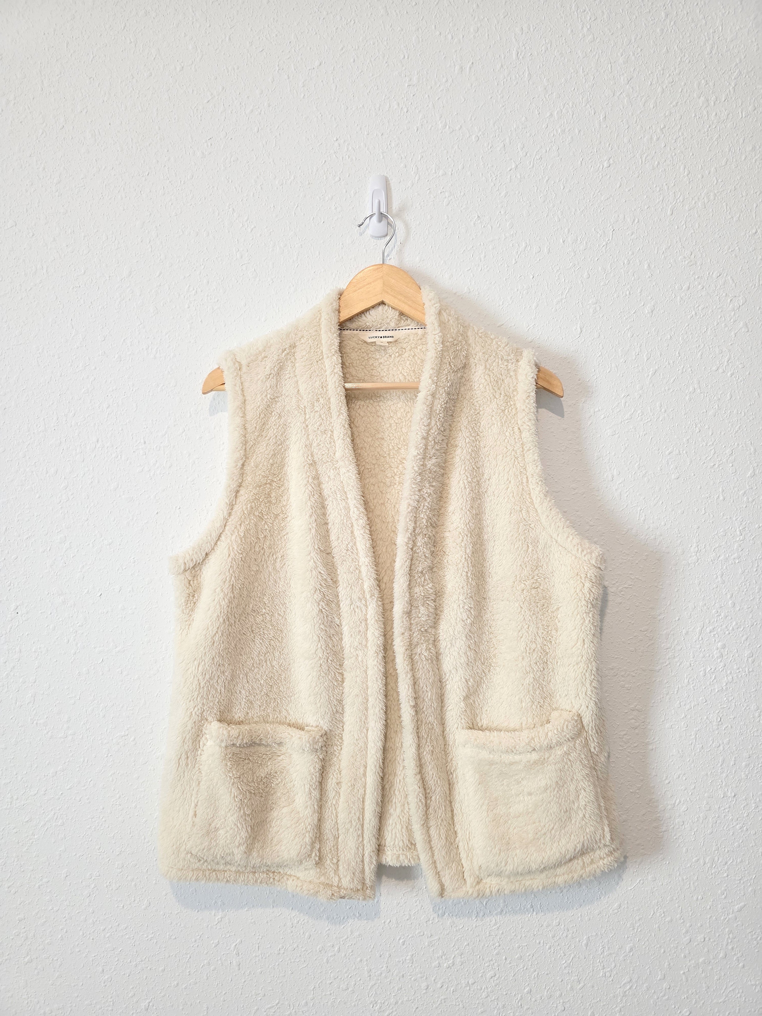 Lucky Brand Cozy Shearling Vest (M)