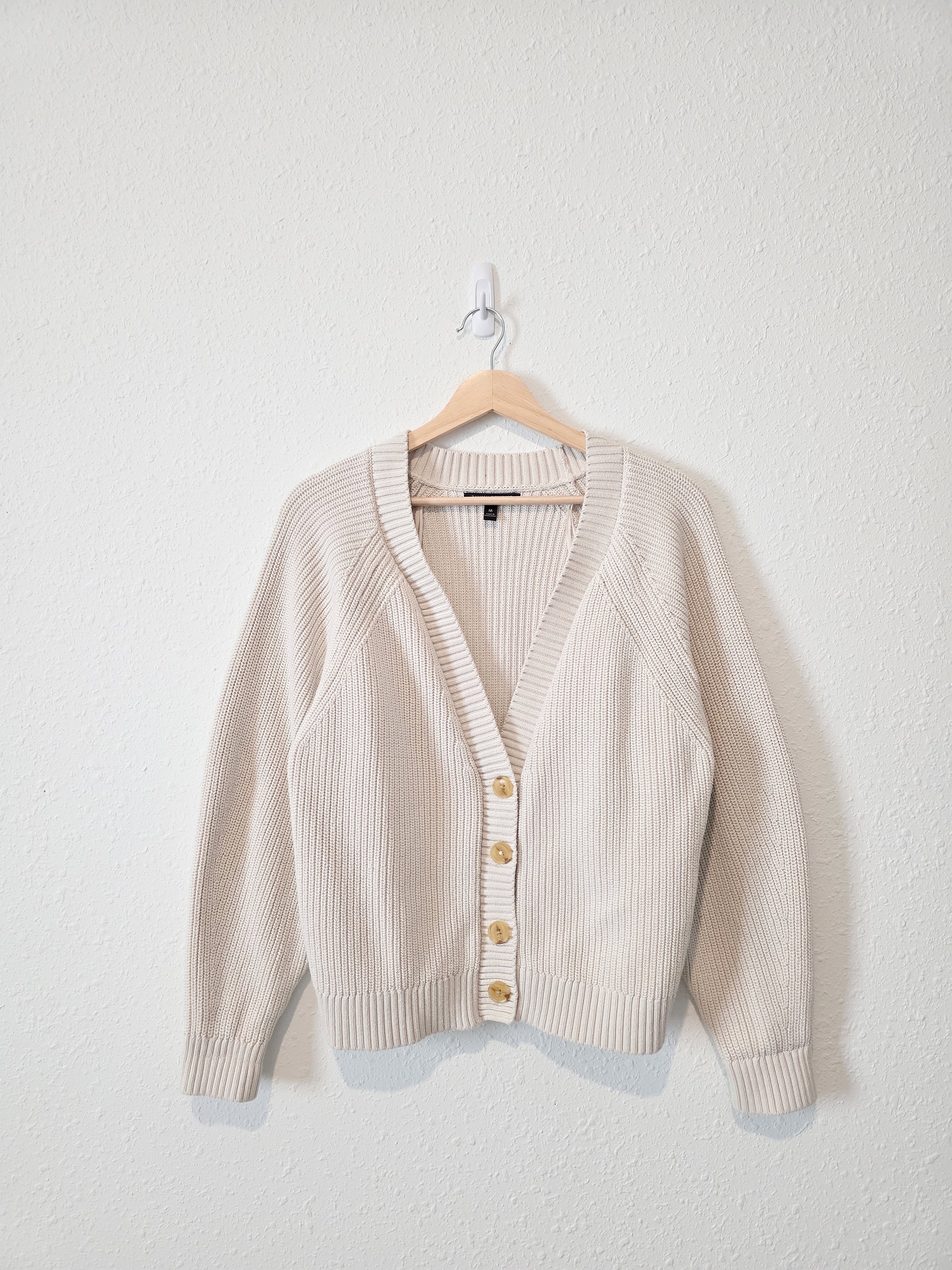 Banana Republic Ribbed Cotton Cardigan (M)