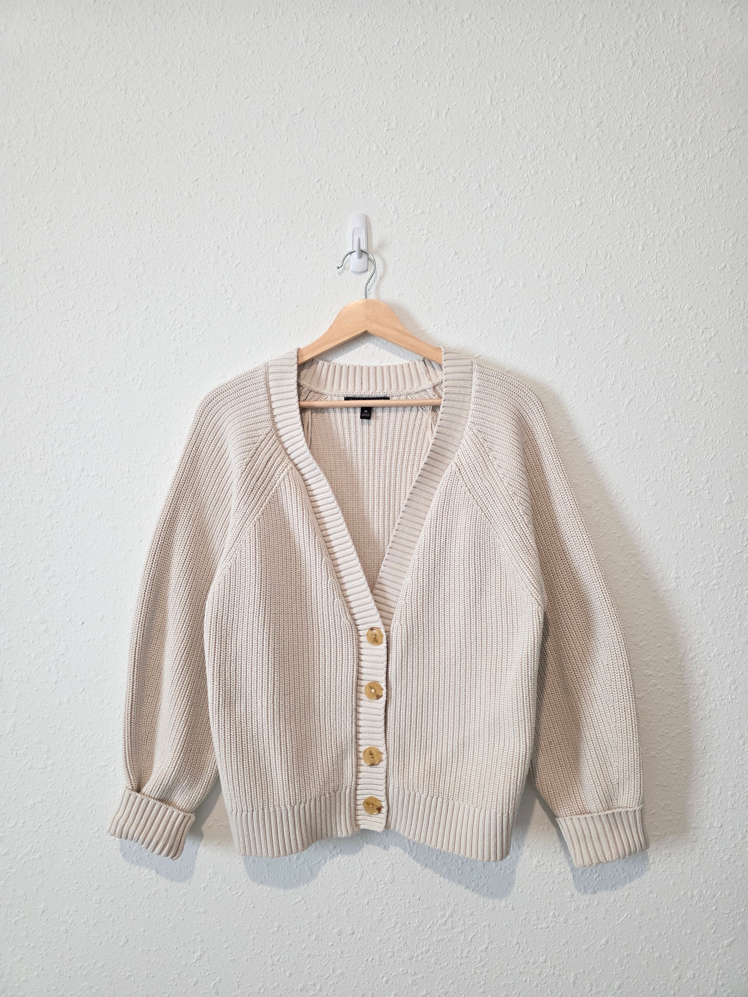 Banana Republic Ribbed Cotton Cardigan (M)