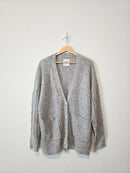 Abercrombie Gray Knit Cardigan (M)