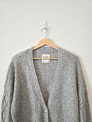Abercrombie Gray Knit Cardigan (M)