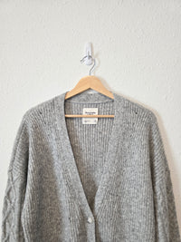 Abercrombie Gray Knit Cardigan (M)