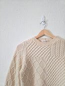 Frame Wool Blend Puff Sleeve Sweater (S)