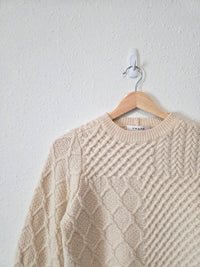 Frame Wool Blend Puff Sleeve Sweater (S)