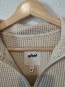 Aerie Oat Waffle Quarter Zip (S)