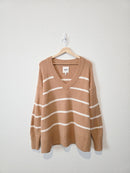 Aerie Cozy Striped Sweater (M)