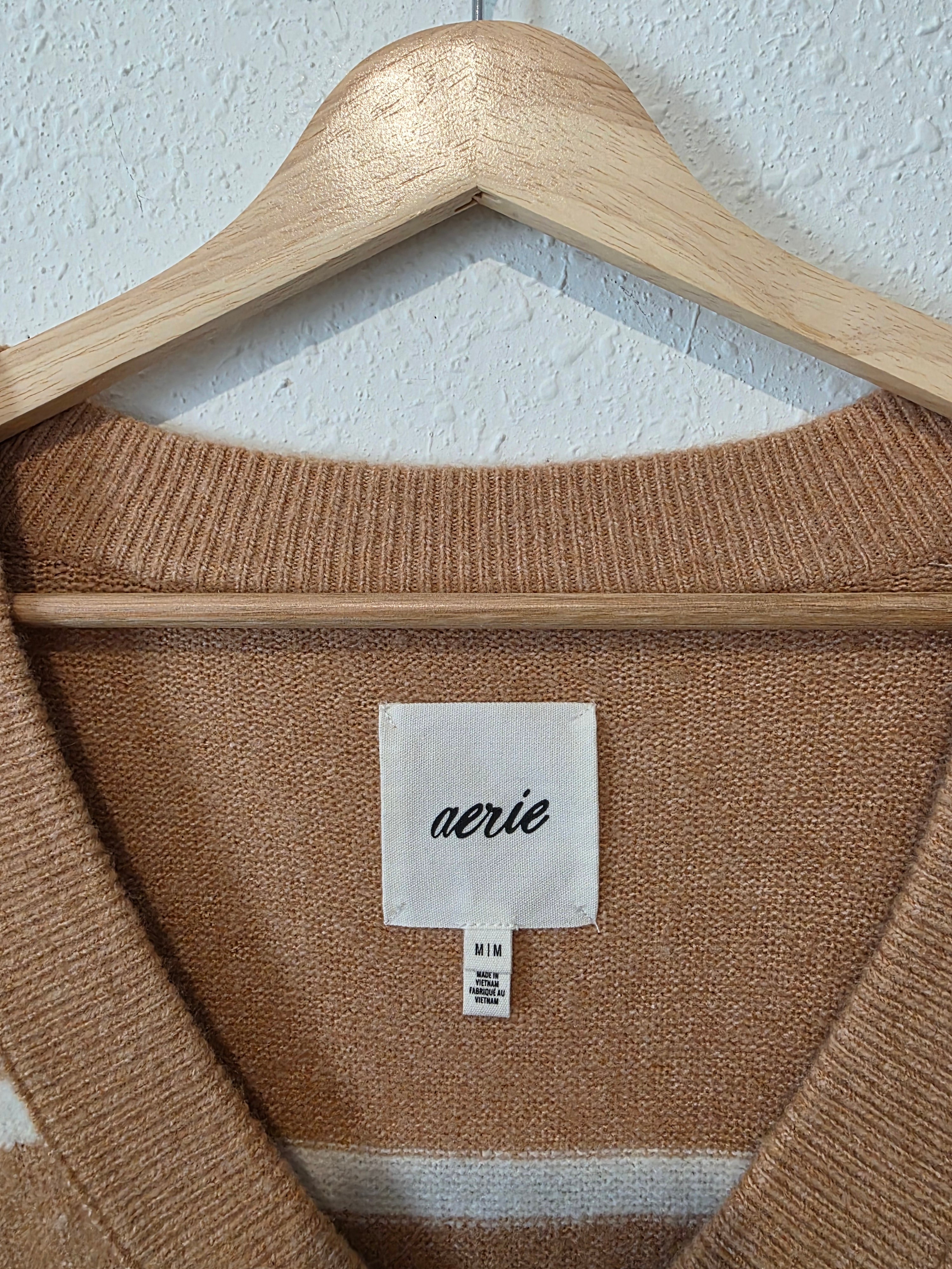 Aerie Cozy Striped Sweater (M)