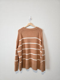 Aerie Cozy Striped Sweater (M)
