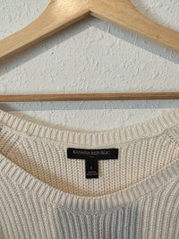 Banana Republic Ribbed Cotton Knit (L)