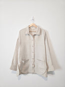 Grade & Gather Oversized Boxy Shirt Jacket (M/L)