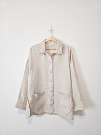 Grade & Gather Oversized Boxy Shirt Jacket (M/L)