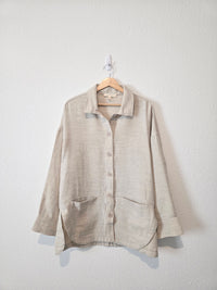 Grade & Gather Oversized Boxy Shirt Jacket (M/L)