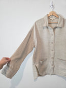Grade & Gather Oversized Boxy Shirt Jacket (M/L)