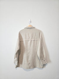 Grade & Gather Oversized Boxy Shirt Jacket (M/L)