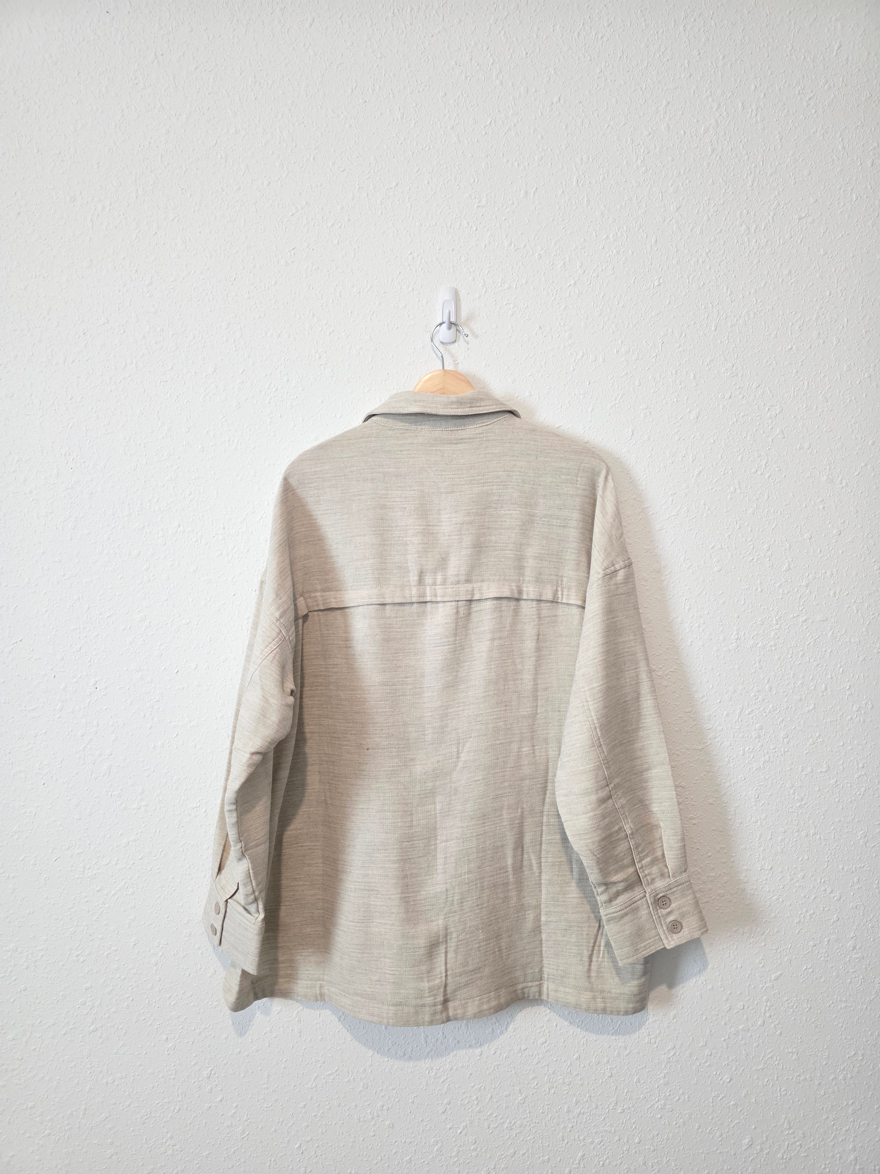 Grade & Gather Oversized Boxy Shirt Jacket (M/L)