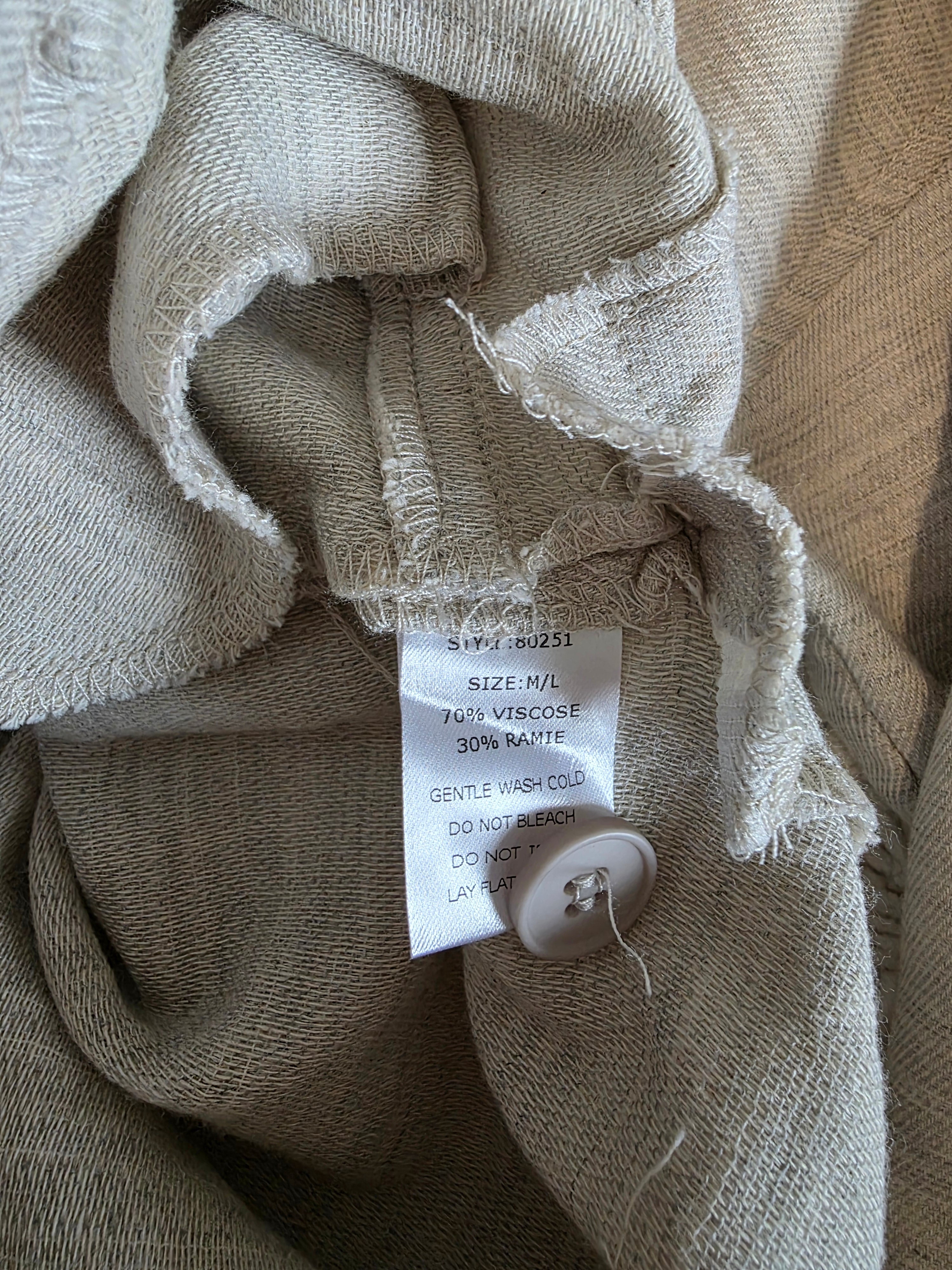 Grade & Gather Oversized Boxy Shirt Jacket (M/L)