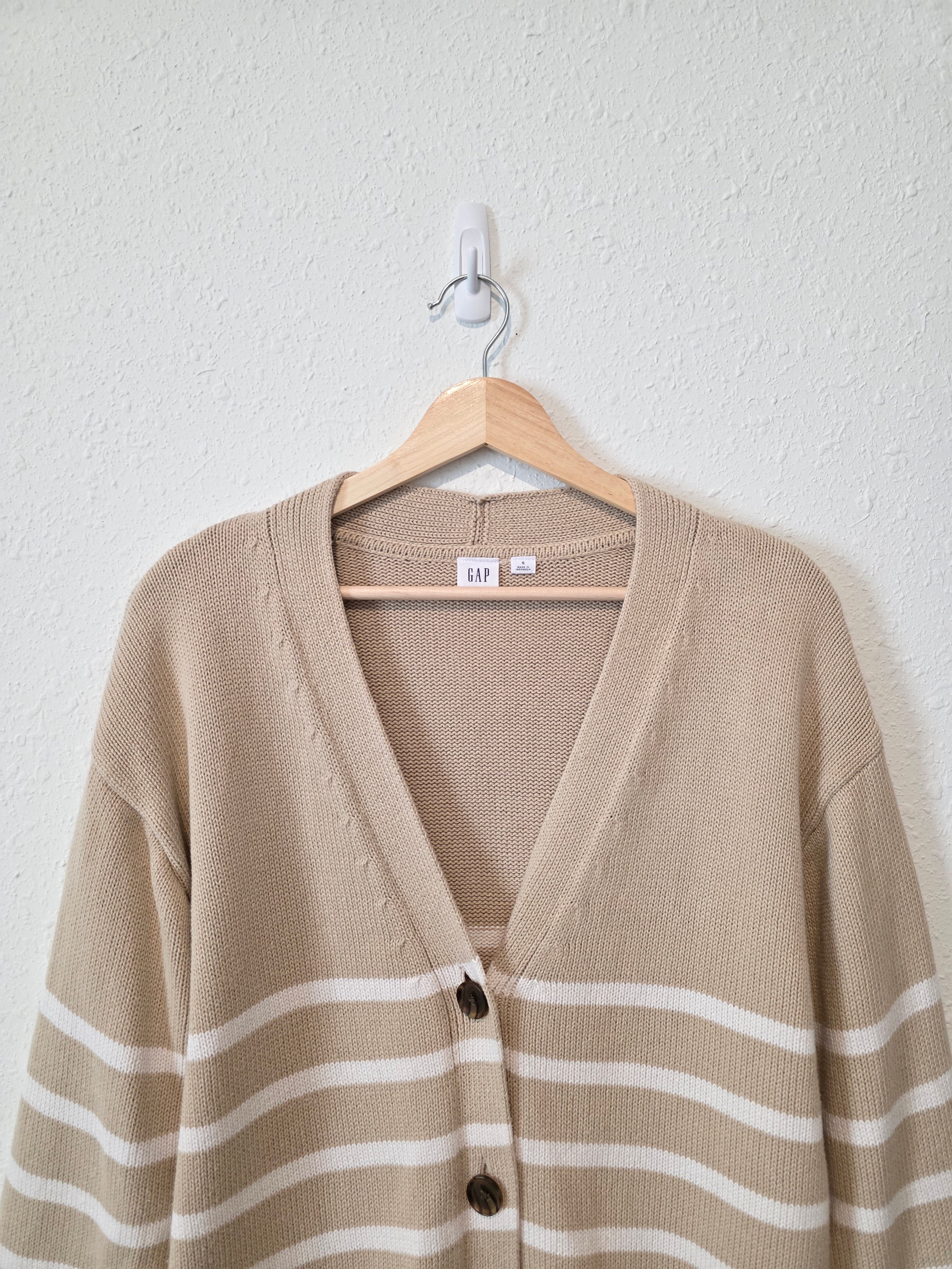 Gap Cotton Striped Cardigan (S)