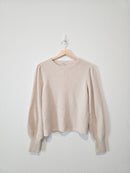 Madewell Puff Sleeve Knit Sweater (M)