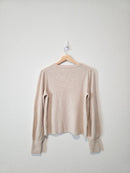 Madewell Puff Sleeve Knit Sweater (M)